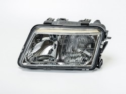 AD A3 96->00 head lamp L H1/H1 man/electrical without bulbs HELLA