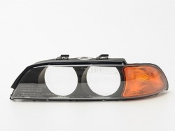 BMW 5 E39 96->00 head lamp glass L yellow corner lamp with inner glass TYC