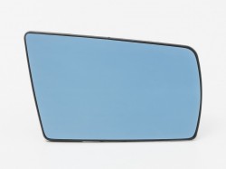 MB C W202 93->00 mirror glass with holder R heated convex blue 2pins