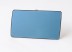 MB E W124 85->95 mirror glass with holder L for mirror with manual adjustment heated flat blue