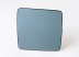 MB E W124 85->95 mirror glass with holder R for electrical mirror convex blue