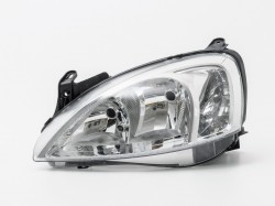 OP Corsa 00->06 head lamp L H7/H7 03->05 electrical tips VALEO CLEAR TYC