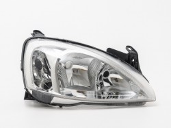 OP Corsa 00->06 head lamp R H7/H7 05->06 with motor tips MARELLI CLEAR DEPO