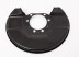 SAAB 93 98->03 wheel dust shield front L=R 314MM STEEL