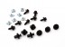 HY i30 07->12 engine shield fasteners set 21pce