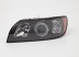 VV S40 03->07 head lamp L H7/HB3 black rim with motor DEPO
