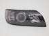 VV S40 03->07 head lamp R H7/HB3 black rim with motor DEPO