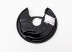 VW Beetle 11-> wheel dust shield rear R 256MM STEEL