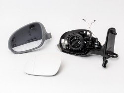 VW Sharan 00->10 spogulis L elektro apsildāms gruntēts sfērisks ar pagriezienu 6pins 04->00