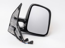 VW Transporter 90->03 spogulis R elektro apsildāms melns liekts 2kont 2/3pins