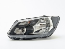 VW Caddy 10->15 head lamp L H4 13->15 with motor with bulbs with daytime running light HELLA