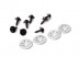 SE Leon 99->05 engine shield fasteners set 12pcs same VW Golf 98->03