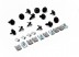 MB E W211 02->06 engine shield fasteners set