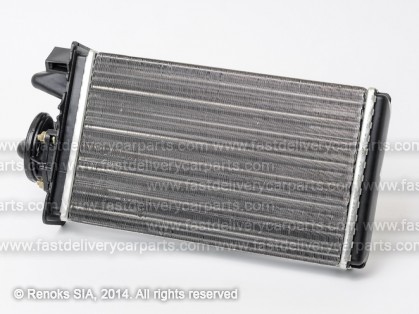 FT Tipo 88->95 heater core 250X158X42 ALU/PLAST mechanical assembly with valve