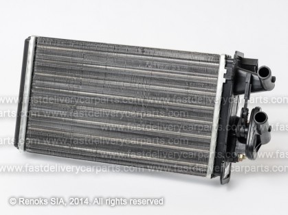 FT Tipo 88->95 heater core 250X158X42 ALU/PLAST mechanical assembly with valve