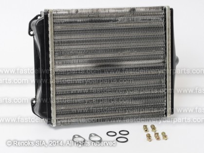MB E W124 85->95 heater core 215X208X42 ALU/PLAST mechanical assembly SRLine