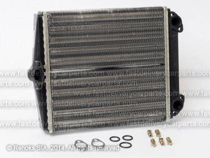 MB E W124 85->95 heater core 215X208X42 ALU/PLAST mechanical assembly SRLine