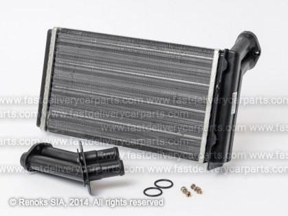 VW Sharan 95->00 heater core 150X163X40 ALU/ALU brazed aditional heater SRLine