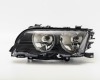 BMW 3 E46 98->01 lukturis L H7/H7 tumšs ar motoriņu DEPO
