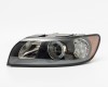 VV S40 03->07 head lamp L H7/HB3 black rim with motor DEPO