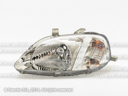 HN Civic 99->01 head lamp L electrical VALEO