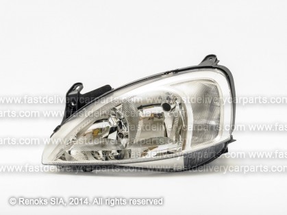 OP Corsa 00->06 head lamp L H7/H7 electrical 00->03 VALEO