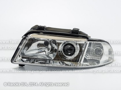 AD A4 99->01 head lamp L H7/H7 manual/electrical TYC