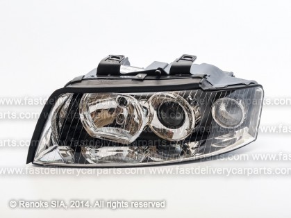 AD A4 01->04 head lamp L D1S/H7 XENON with motor 02->04 without bulbs without ballast VALEO