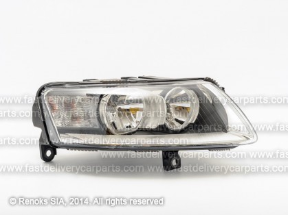 AD A6 04->08 head lamp R H1/H7 with motor with bulbs HELLA