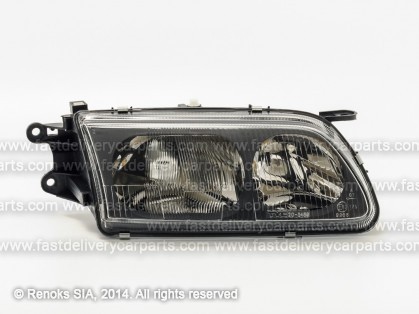 MZ 626 97->00 lukturis R H1/H7 ar motoriņu ar vaciniem TYC