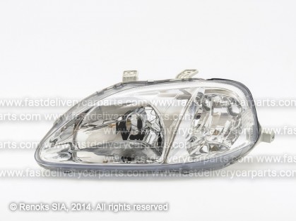HN Civic 99->01 head lamp L electrical type Stenley DEPO