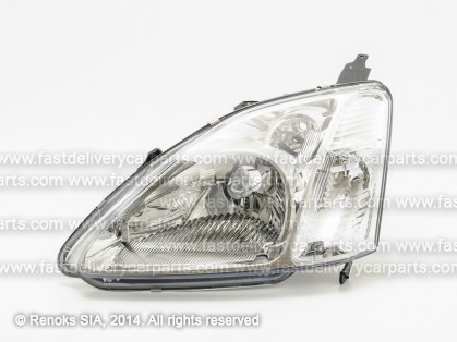 HN Civic 01->03 lukturis EURO 3D/5D L H4 ar motoriņu gaišs DEPO