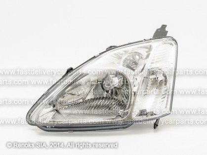 HN Civic 01->03 lukturis EURO 3D/5D L H4 gaišs ar motoriņu DEPO