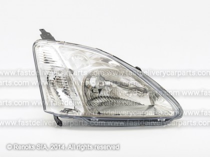 HN Civic 01->03 lukturis EURO 3D/5D R H4 gaišs ar motoriņu DEPO