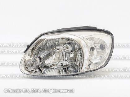 HY Accent 03->06 head lamp L H4 white corner lamp DEPO
