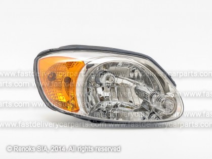 HY Accent 03->06 head lamp R H4 yellow corner lamp DEPO