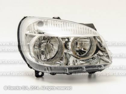 FT Doblo 06->10 lukturis R H1/H7 ar motoriņu MARELLI