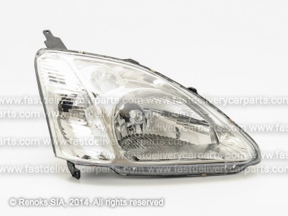 HN Civic 01->03 lukturis EURO 3D/5D R H4 gaišs ar motoriņu TYC