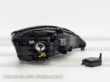 FD Focus 98->04 head lamp L H4 98->01 silver rim manual/electrical DEPO