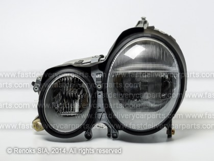 MB E W210 99->03 lukturis L H7/H7 ar pneimo regulēšanu DEPO