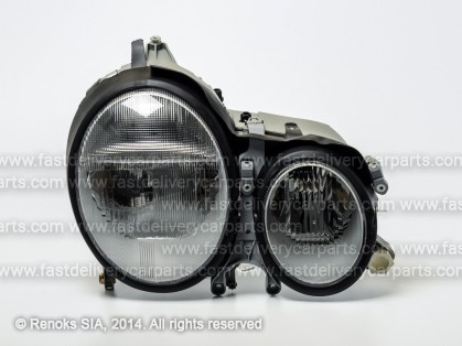 MB E W210 99->03 lukturis R H7/H7 ar pneimo regulēšanu DEPO