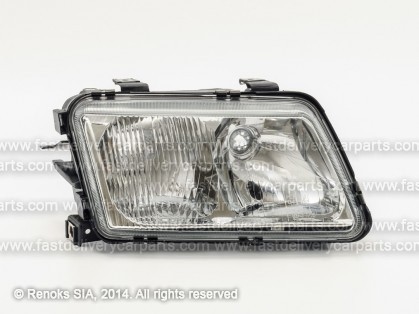 AD A3 96->00 head lamp L H1/H7 manual/electrical TYC