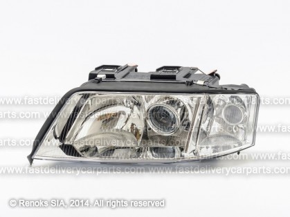 AD A6 97->01 head lamp L H1/H7 99-> DEPO