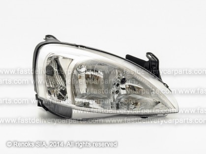 OP Corsa 00->06 head lamp R H7/H7 03->05 electrical tips VALEO CLEAR DEPO