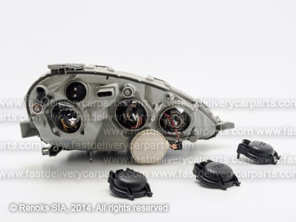 MB A W168 97->04 head lamp L H1/H1/H1 97->01 pneumatic adjustment TYC