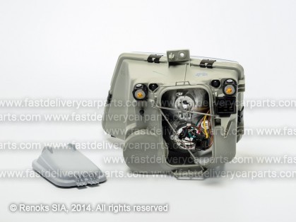 MB Vito 96->03 head lamp R H1/H4 pneumatic adjustment TYC