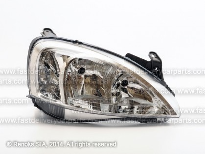 OP Corsa 00->06 head lamp R H7/H7 electrical 03->05 VALEO