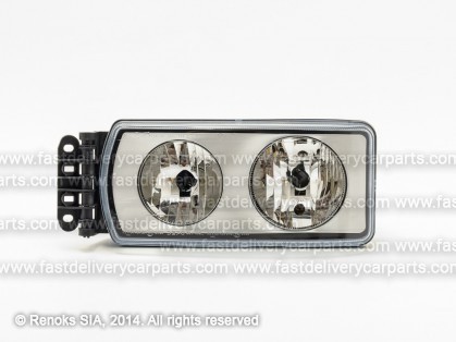 IV Eurocargo 03->08 head lamp L H7/H7 man/electrical DEPO