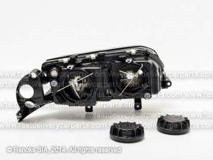 VV S80 98->06 head lamp L H7/H7 man/electrical 04-> DEPO