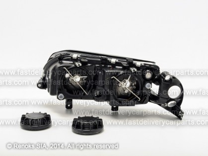 VV S80 98->06 head lamp R H7/H7 man/electrical 04-> DEPO